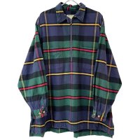 90s EDDIE BAUER HALF-ZIP SHIRT