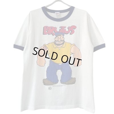 画像1: 90s USA製 POPEYE LINGER TEE SHIRT