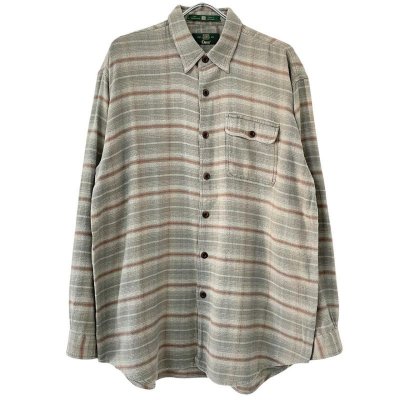 画像1: 90s ORVIS BORDER L/S SHIRT