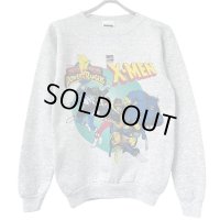 90s　USA製　X-MEN×POWER RAGERS MARVEL SWEAT 