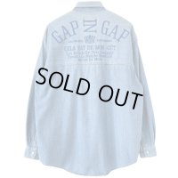 90s OLD GAP DENIM L/S SHIRT 