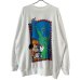 画像1: 90s　USA製　MICKEY MOUSE 自由の女神 SWEAT  (1)