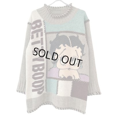 画像1: 90s BETTY BOOP KNIT SWEATER