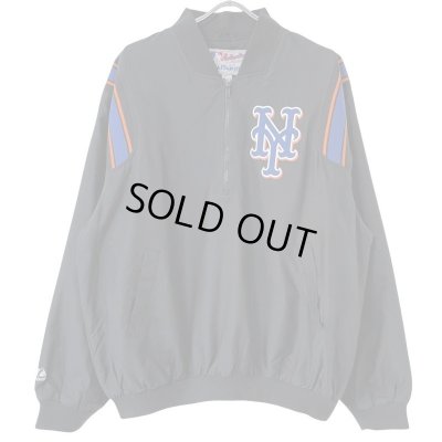 画像1: 90s NEW YORK METS HALF ZIP PULLOVER