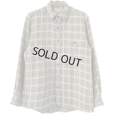 画像1: 90s L.L.BEAN PLAID L/S SHIRT