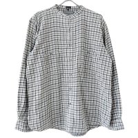 90s インド製 MEMBERS ONLY STAND COLLAR HEAVY NELL L/S SHIRT