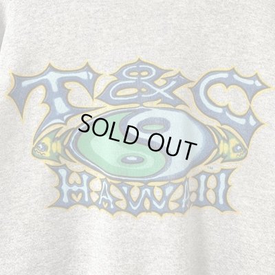 画像5: 90s USA製　TOWN&COUNTRY 陰陽LOGO SWEAT SHIRT