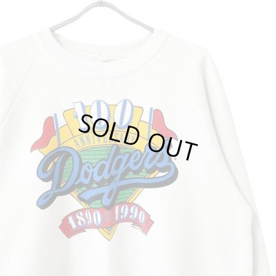 画像2: 90s USA製　LOSANGELS DODGERS 100th anniversary SWEAT SHIRT