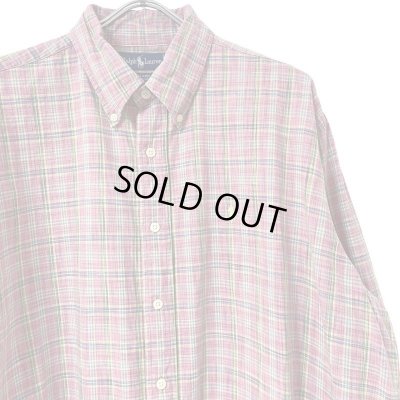 画像2: 90s RALPH LAUREN PLAID L/S SHIRT