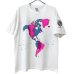 画像2: 90s USA製 WORLD MAP ART TEE SHIRT (2)