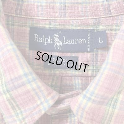 画像3: 90s RALPH LAUREN PLAID L/S SHIRT