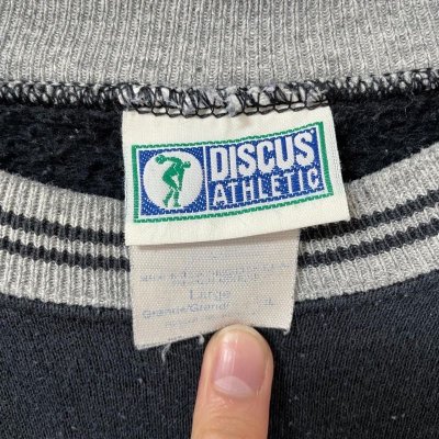 画像4: 90s USA製　DISCUS ATHLETIC LIB LINE SWEAT SHIRT