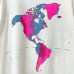 画像4: 90s USA製 WORLD MAP ART TEE SHIRT