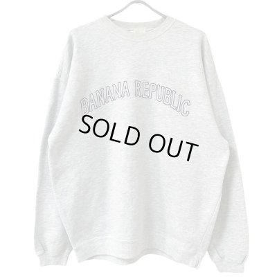 画像1: 90s USA製　BANANA REPUBLIC ARCH LOGO SWEATSHIRT