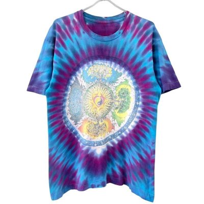 画像1: 90s USA製 YIN-YANG TIE DYE TEE SHIRT