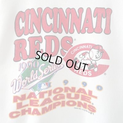 画像2: 90s USA製　CINCINNATY REDS WORLD SERIES SWEATSHIRT