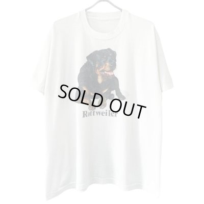 画像1: 90s USA製 ROTTWEILER DOG TEE SHIRT