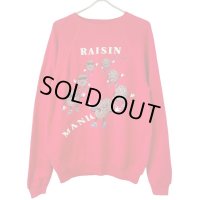 80s USA製　CALIFORNIA RAISIN SWEATSHIRT