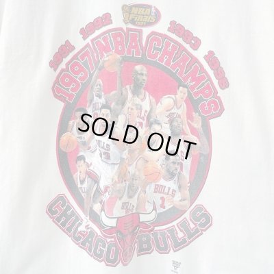 画像2: 90s USA製 STARTER CHICAGO BULLS 1997 NBA CHAMPS TEE SHIRT