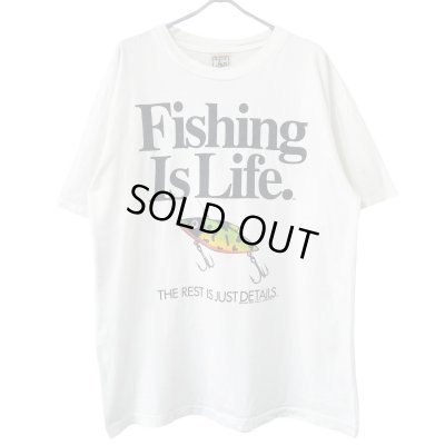 画像1: 90s USA製 FISHING IS LIFE. TEE SHIRT