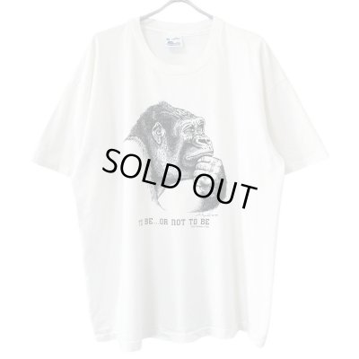 画像1: 90s USA製 Human-i-Tees ANIMAL ART TEE SHIRT