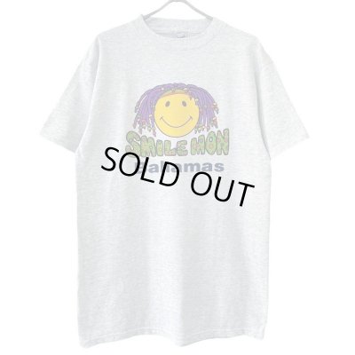 画像1: 90s USA製 SMILY FACE HIPPIE TEE SHIRT