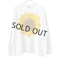 90s USA製 STUDIO Q SUNFLOWER ART L/S TEE SHIRT