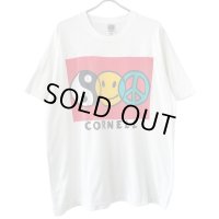 90s USA製 陰陽 SMILEY PEACE MARK ART TEE SHIRT