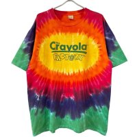 90s USA製 THE CRAYOLA FACTORY TIEDYE TEE SHIRT