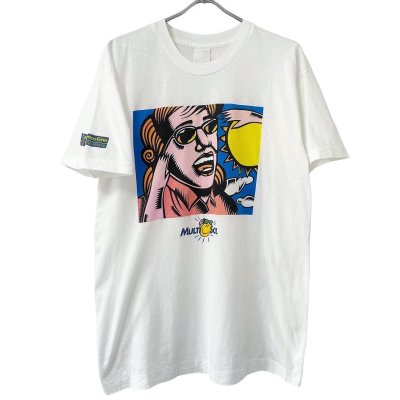 画像1: 90s MULTIOPTICAS SUNGLASSES 企業　ART TEE SHIRT