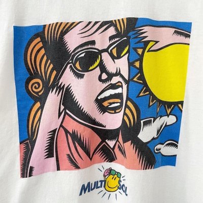 画像2: 90s MULTIOPTICAS SUNGLASSES 企業　ART TEE SHIRT