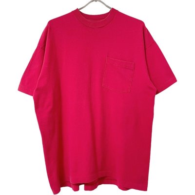 画像1: 90s USA製　FRUIT OF THE LOOM BLANK POCKET TEE SHIRT