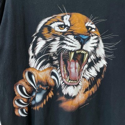 画像2: 90s AMERICAN THUNDER サンダー無し　TIGER TEE SHIRT