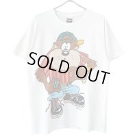 90s USA製 LOONEY TUNES TAZ BIG PRINT TEE SHIRT