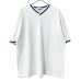 画像1: 90s USA製 Vneck LINGER TEE SHIRT (1)