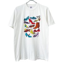 90s USA製 HEEL ART TEE SHIRT