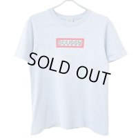 90s オーストラリア製 OLD STUSSY BOX LOGO TEE SHIRT