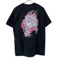 90s 犬神 FOX RACING? PARODY? TEE SHIRT