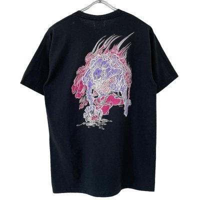 画像1: 90s 犬神 FOX RACING? PARODY? TEE SHIRT