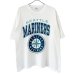 画像1: 90s USA製 STARTER SEATTLE MARINERS LOGO TEE SHIRT (1)