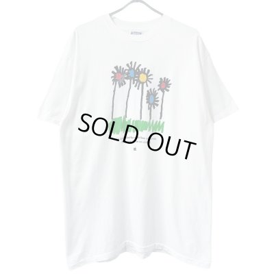 画像1: 90s USA製 APPLE FLOWER ART TEE SHIRT