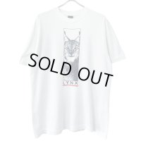 90s アイルランド製　LYNX CAT ART TEE SHIRT