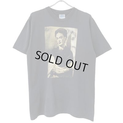 画像1: 00s FRIDA KAHLO ART PHOTO TEE SHIRT