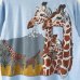 画像4: 80s USA製 GIRAFFE ANIMAL ART TEE SHIRT