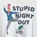 画像2: 90s USA製 DR.SUESS? STUPID NIGHT OUT TEE SHIRT (2)