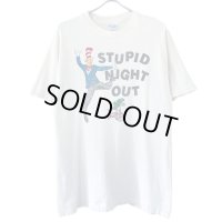 90s USA製 DR.SUESS? STUPID NIGHT OUT TEE SHIRT