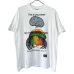 画像1: 90s USA製 FASHION VICTIM RASTA BRAIN TEE SHIRT (1)