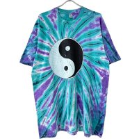 90s USA製 YIN YANG TIEDYE TEE SHIRT