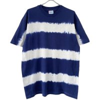 90s USA製 TIEDYE BORDER TEE SHIRT