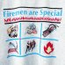 画像2: 90s USA製 FIREMAN ARE SPECIAL ART TEE SHIRT (2)